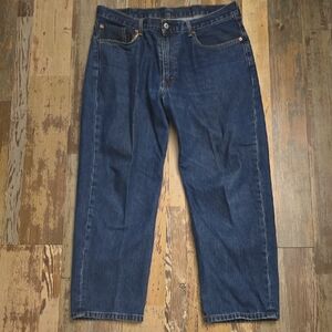 Levi's 550 Denim Blue Jeans Straight‎ Leg Mens Size 38/30